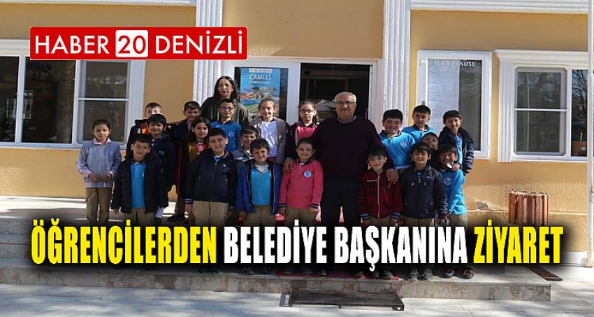 Öğrencilerden Belediye Başkanına Ziyaret