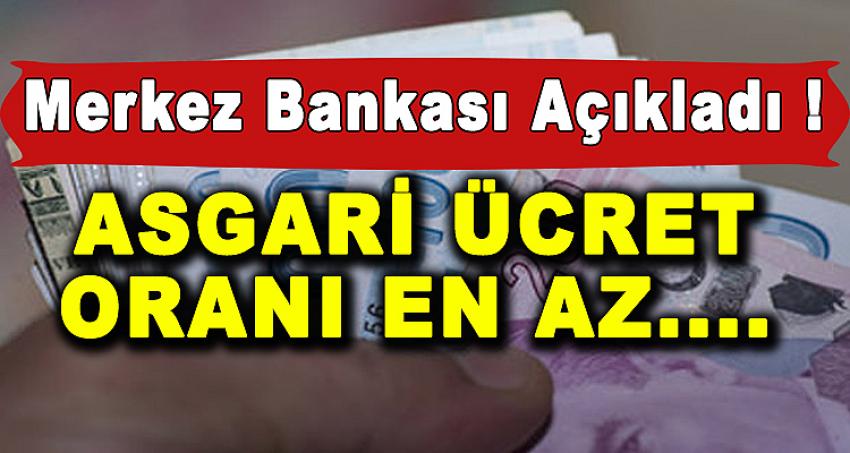 ASGAR ÜCRET ORANI EN AZ...