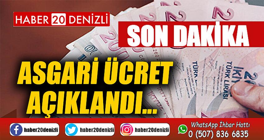 2022 ASGARİ ÜCRET AÇIKLANDI