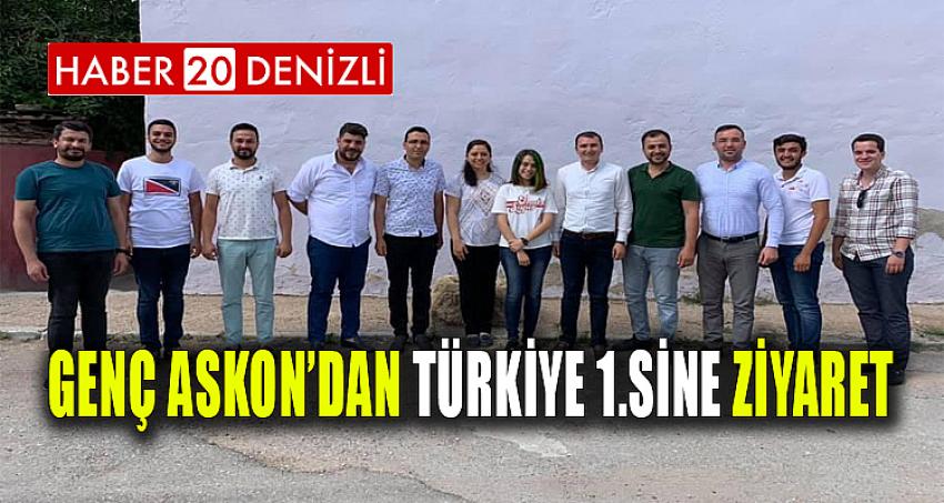 GENÇ ASKON’DAN TÜRKİYE BİRİNCİSİNE ZİYARET