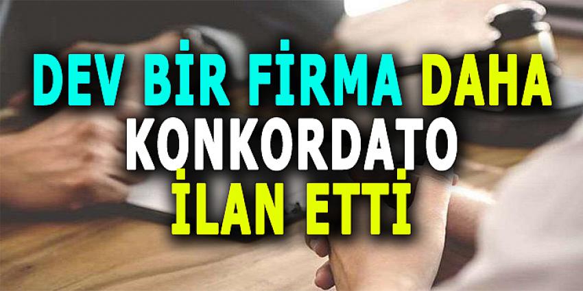 DEV BİR FİRMA DAHA KONKORDATO İLAN ETTİ