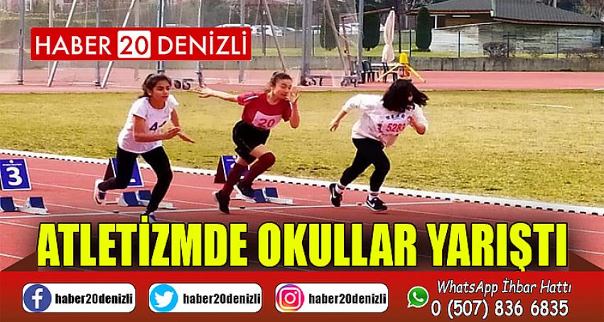 ATLETİZMDE OKULLAR YARIŞTI