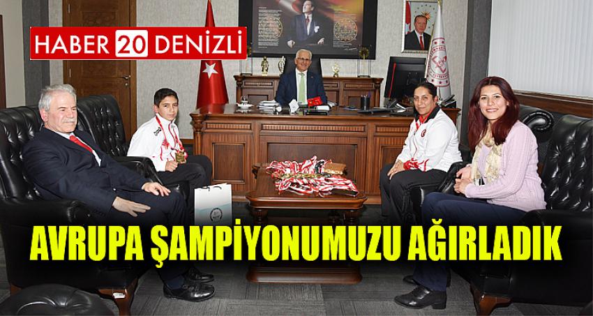 Avrupa Şampiyonumuzu Ağırladık