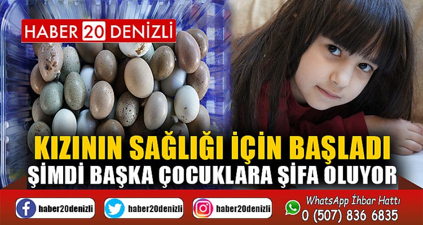 Kızının sağlığı için başladı, şimdi başka çocuklara şifa olsun diye üretiyor