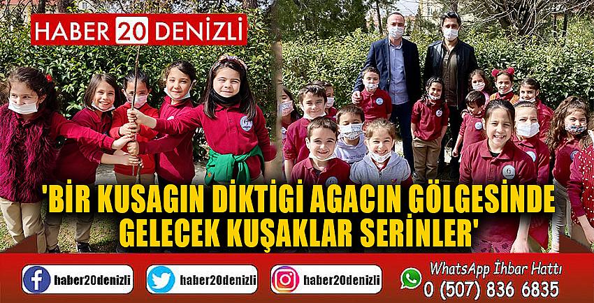 'BIR KUSAGIN DIKTIGI AGACIN GOLGESINDE GELECEK KUSAKLAR SERINLER'