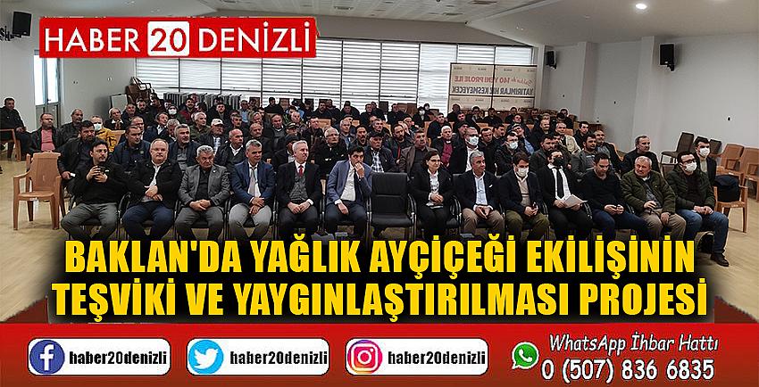 BAKLAN'da YAĞLIK AYÇİÇEĞİ EKİLİŞİNİN TEŞVİKİ VE YAYGINLAŞTIRILMASI PROJESİ