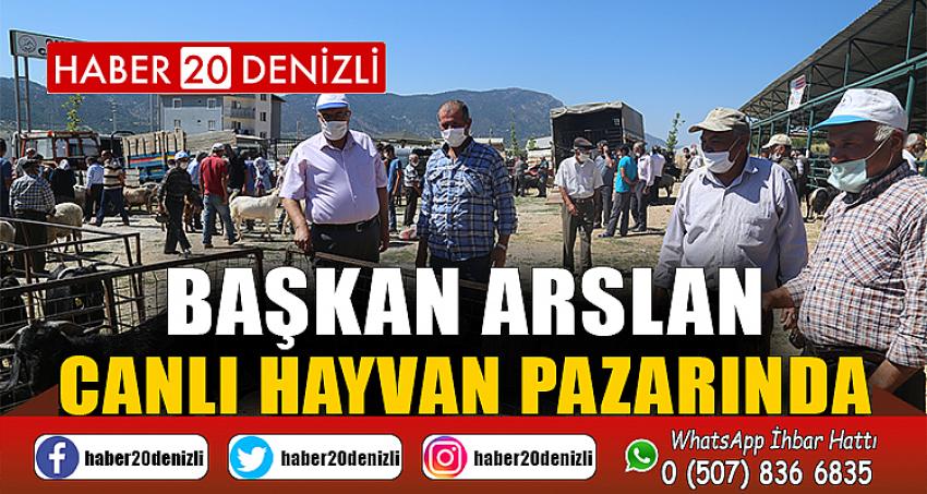 Başkan Arslan Canlı Hayvan Pazarında