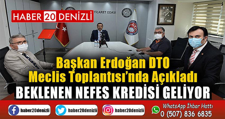 BEKLENEN NEFES KREDİSİ GELİYOR