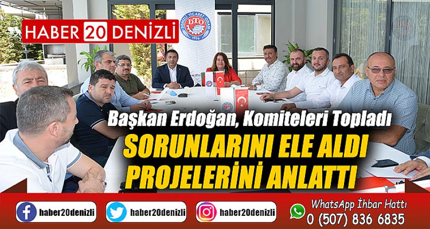 SORUNLARINI ELE ALDI; PROJELERİNİ ANLATTI