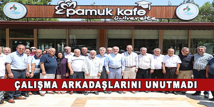 ÇALIŞMA ARKADAŞLARINI UNUTMADI