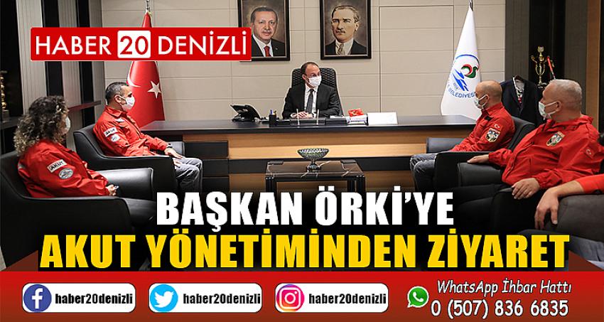 BAŞKAN ÖRKİ’YE, AKUT YÖNETİMİNDEN ZİYARET