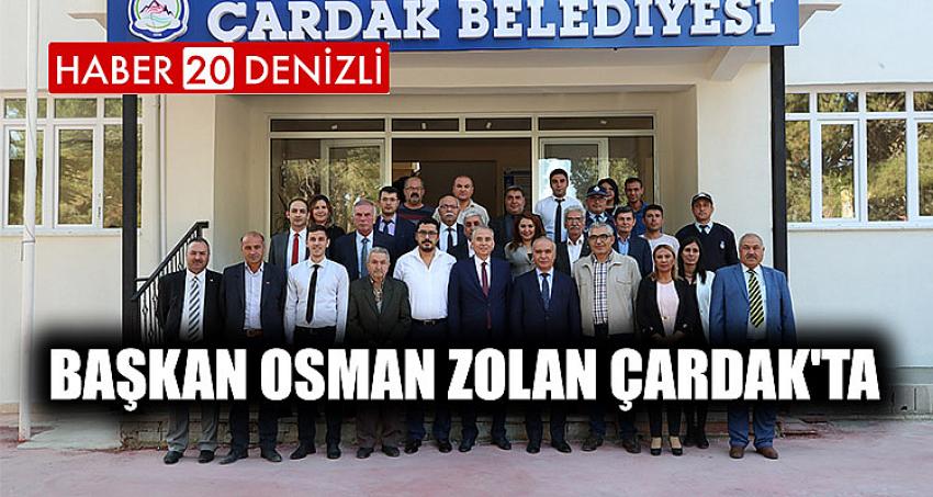 Başkan Osman Zolan Çardak'ta 