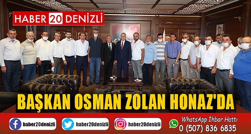 Başkan Osman Zolan, Honaz'da
