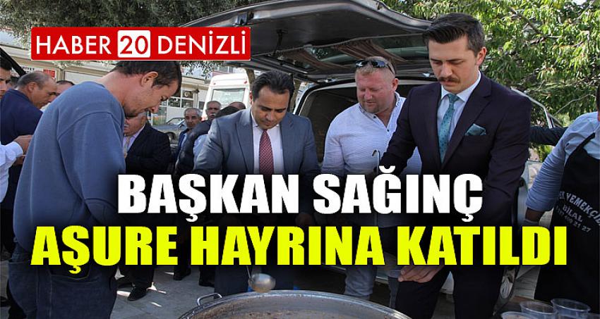 Başkan Sağınç Aşure Hayrına Katıldı