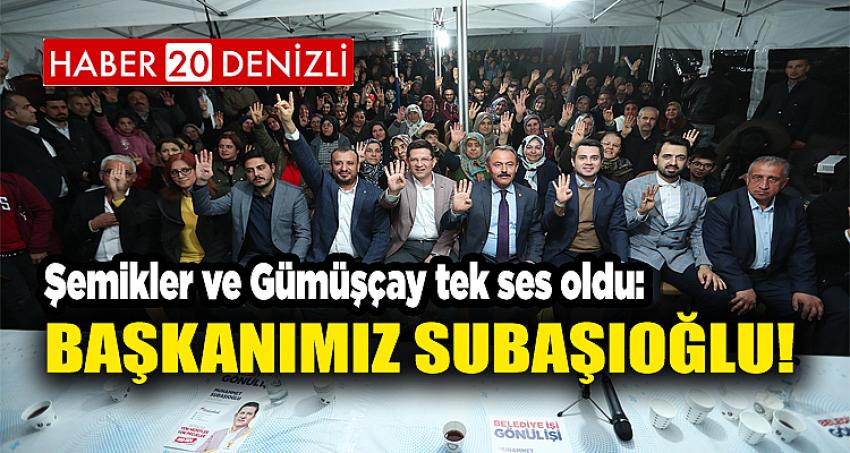 BAŞKANIMIZ SUBAŞIOĞLU! 