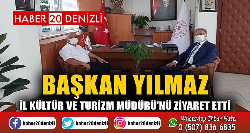 Başkan Yılmaz, İl Kültür ve Turizm Müdürü'nü Ziyaret Etti