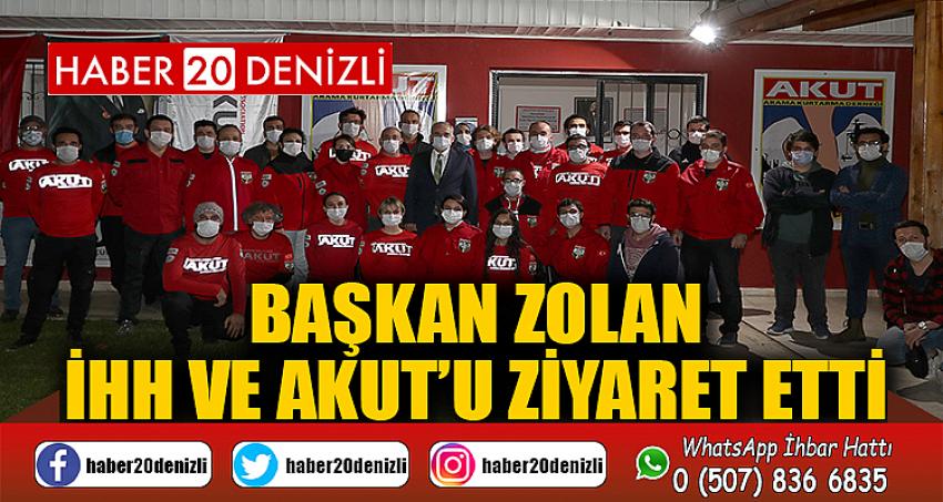 Başkan Zolan, İHH ve AKUT’u ziyaret etti