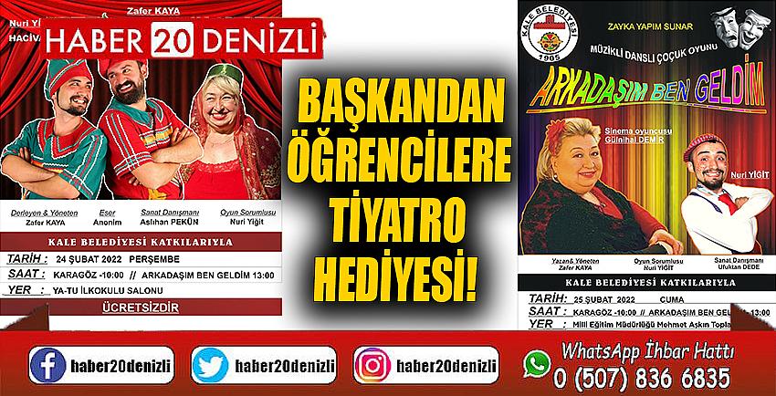 Başkandan Öğrencilere, Tiyatro Hediyesi!