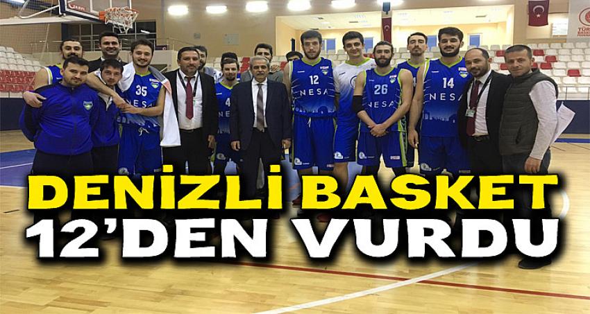 DENİZLİ BASKET 12’DEN VURDU