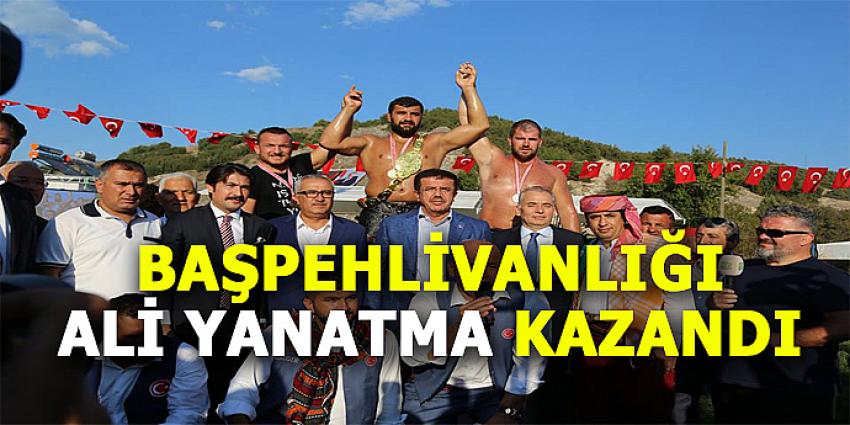 Başpehlivanlığı Ali Yanatma Kazandı