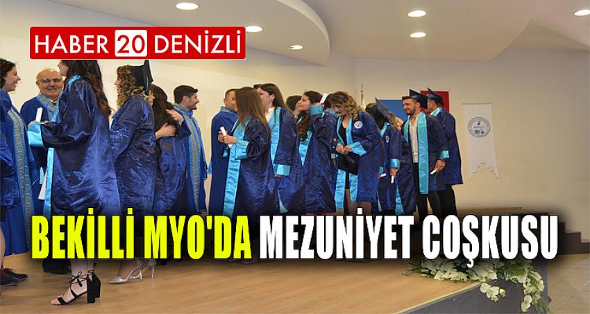 BEKİLLİ MYO'DA MEZUNİYET COŞKUSU