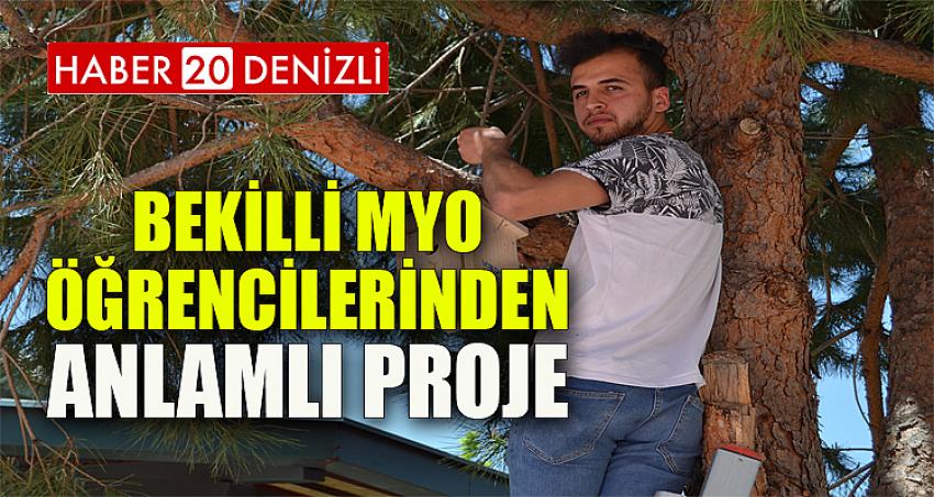 Bekilli MYO Öğrencilerinden Anlamlı Proje