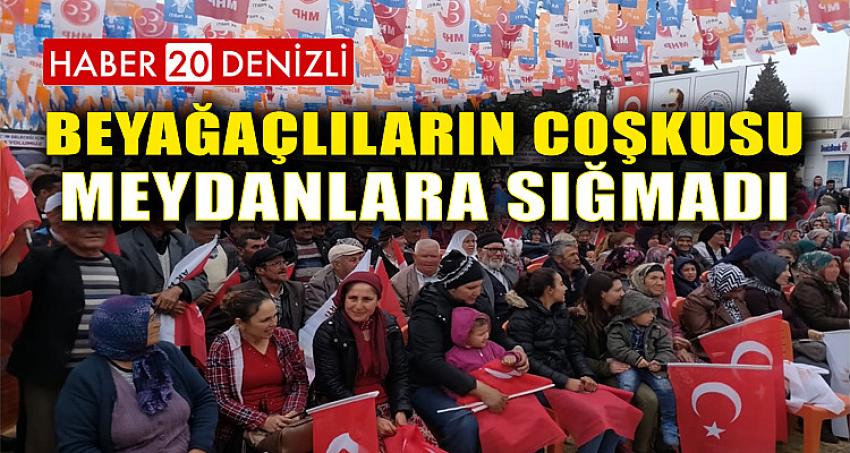 BEYAĞAÇLILARIN COŞKUSU MEYDANLARA SIĞMADI