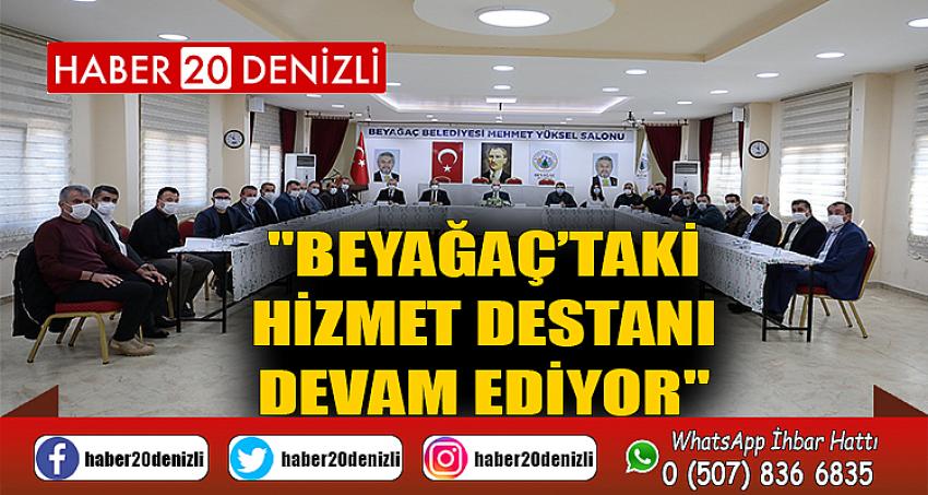 "Beyağaç’taki hizmet destanı devam ediyor"