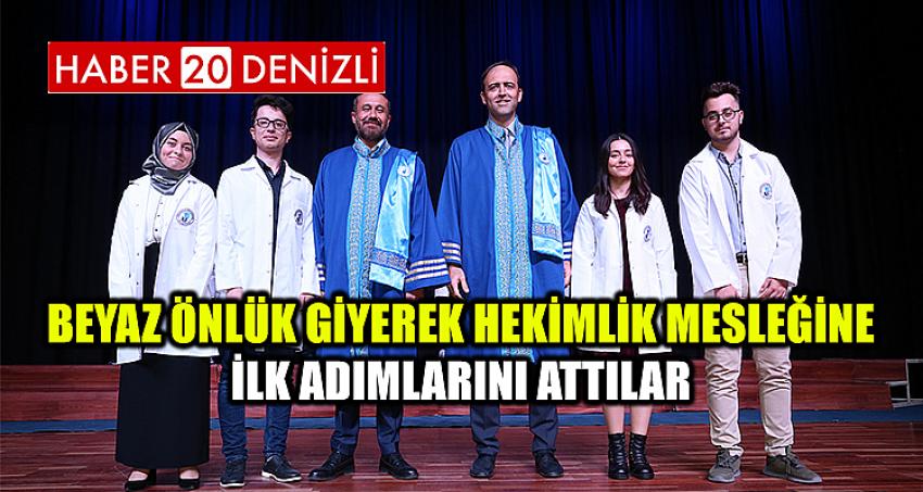 Beyaz Önlük Giyerek Hekimlik Mesleğine İlk Adımlarını Attılar