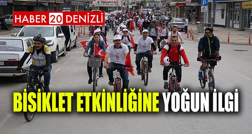 BİSİKLET ETKİNLİĞİNE YOĞUN İLGİ