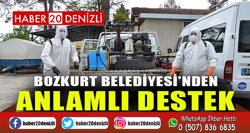 BOZKURT BELEDİYESİ'NDEN ANLAMLI DESTEK