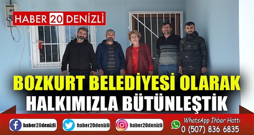 Bozkurt Belediyesi olarak, halkımızla bütünleştik