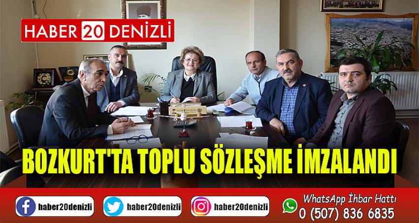 BOZKURT'TA TOPLU SÖZLEŞME İMZALANDI