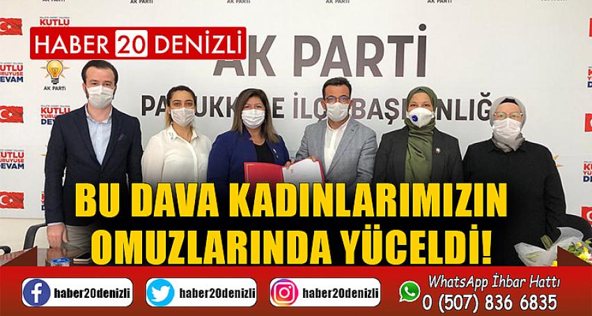 BU DAVA KADINLARIMIZIN OMUZLARINDA YÜCELDİ!