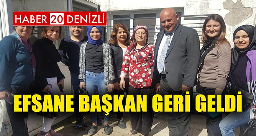 EFSANE BAŞKAN GERİ GELDİ