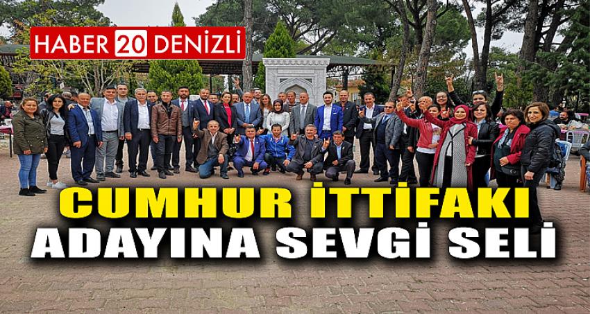 Cumhur İttifakı Adayına Sevgi Seli