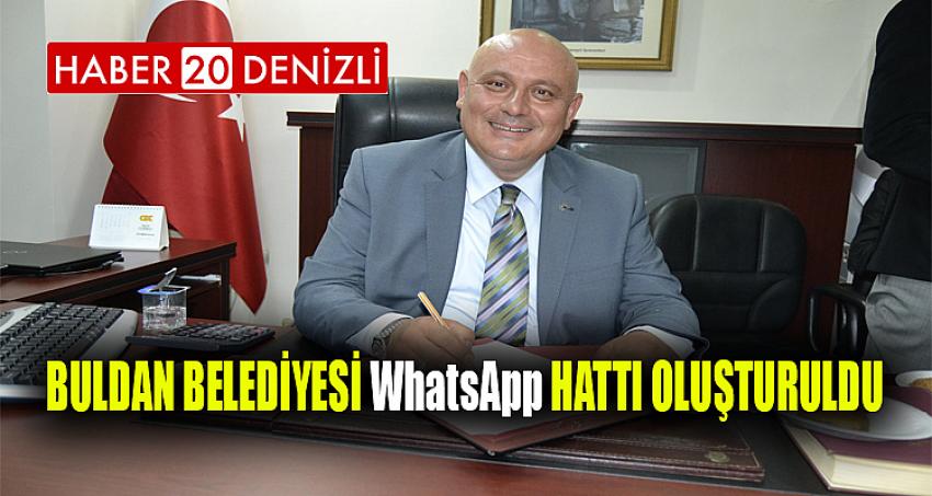 Buldan Belediyesi WhatsApp Hattı Oluşturuldu 
