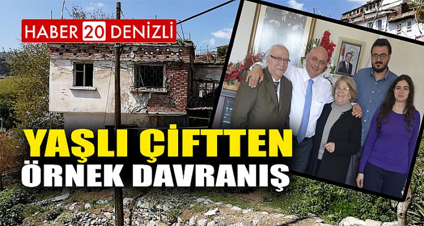 Yaşlı Çiftten Örnek Davranış 