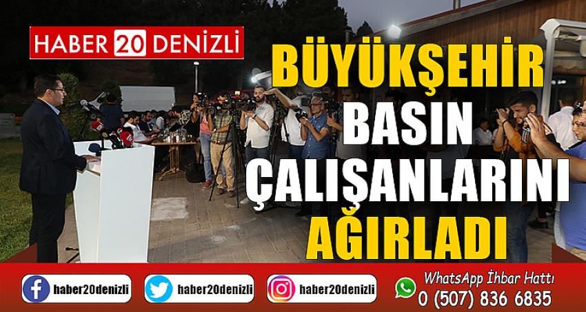 Büyükşehir basın çalışanlarını ağırladı