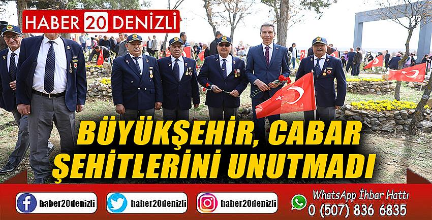 Büyükşehir, Cabar şehitlerini unutmadı