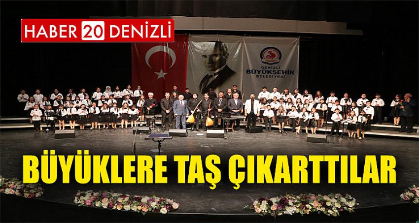 Büyüklere taş çıkarttılar