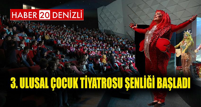 3. Ulusal Çocuk Tiyatrosu Şenliği başladı