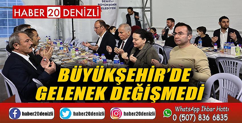 Büyükşehir’de gelenek değişmedi