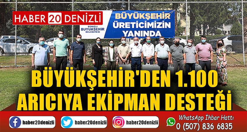 Büyükşehir'den 1.100 arıcıya ekipman desteği