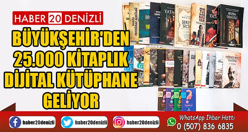 Büyükşehir'den 25.000 kitaplık dijital kütüphane geliyor