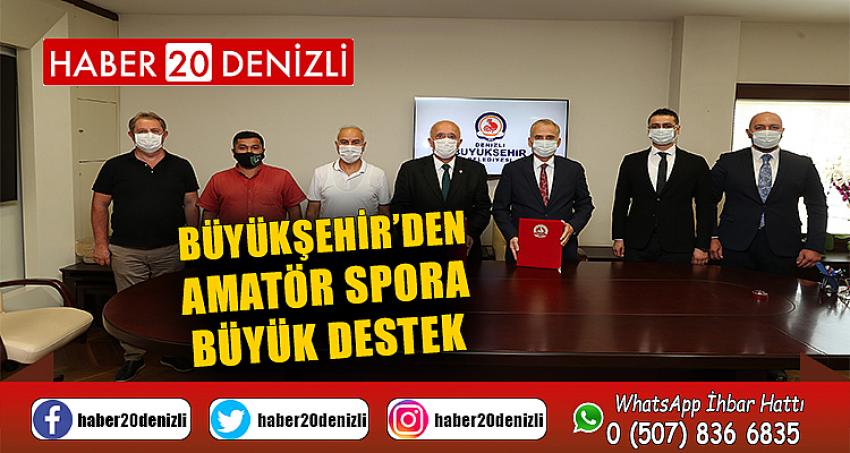 Büyükşehir’den amatör spora büyük destek