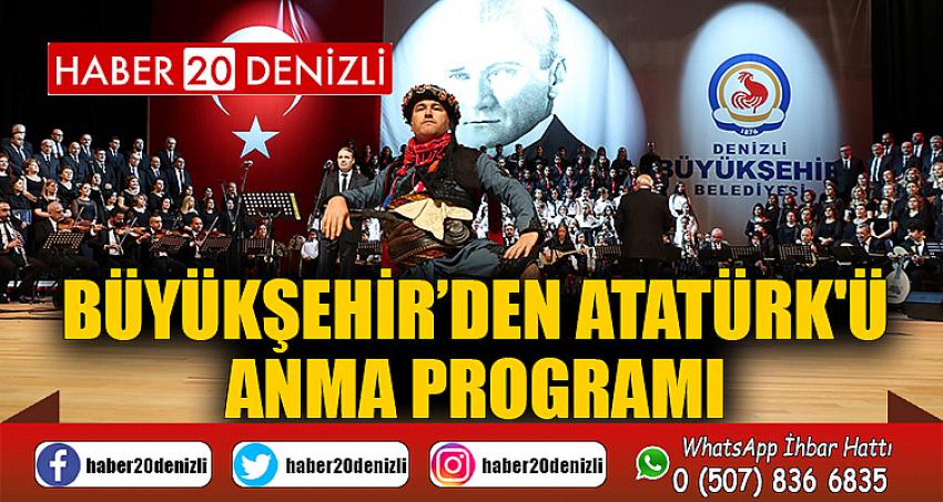 Büyükşehir’den Atatürk'ü anma programı