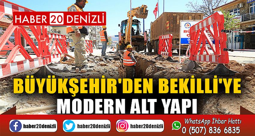 Büyükşehir'den Bekilli'ye modern alt yapı