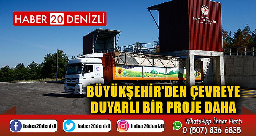 Büyükşehir'den çevreye duyarlı bir proje daha