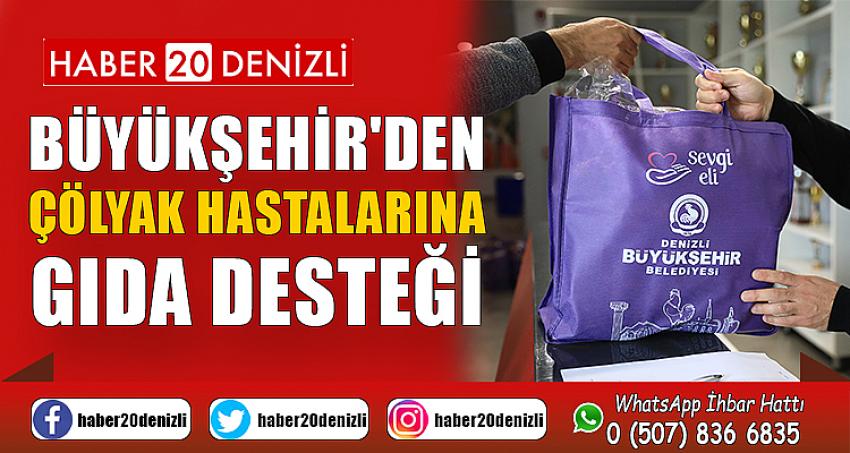 Büyükşehir'den çölyak hastalarına gıda desteği